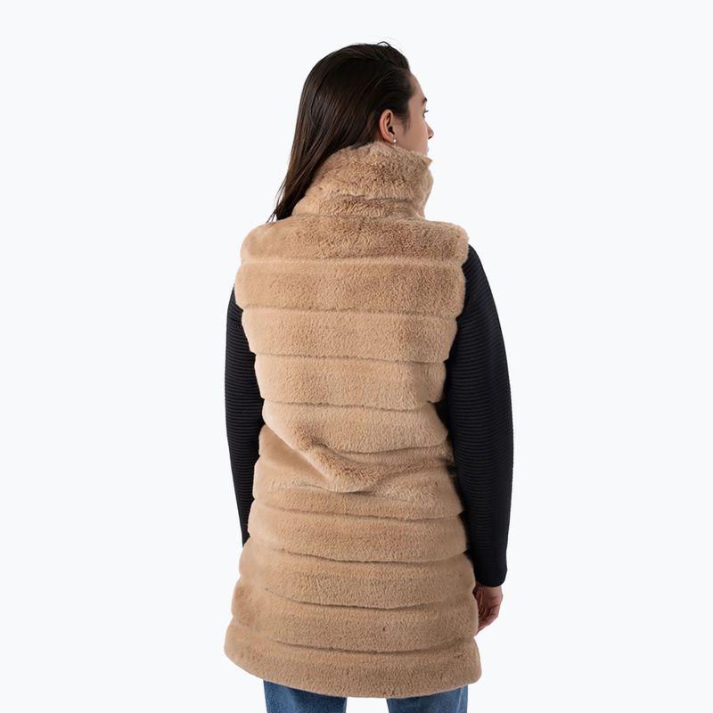 Női mellény Aulp Carra Faux Fur taupe 2