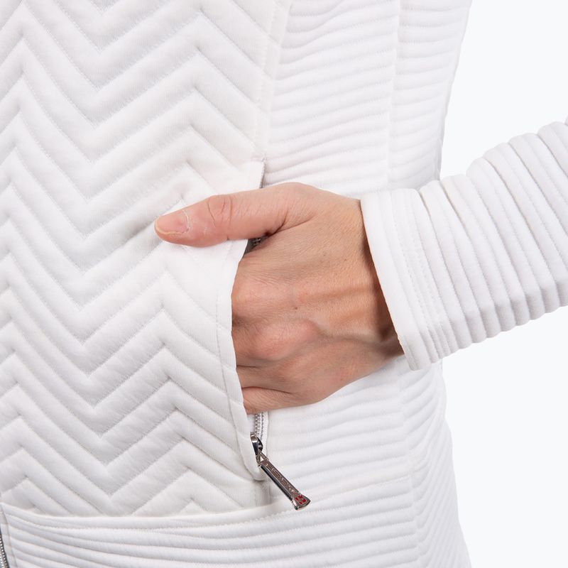 Női széldzseki Aulp Simix Jacquard Knit white 5