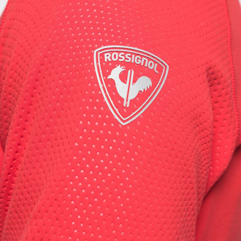 Férfi sí pulóver Rossignol Classique Clim red 5