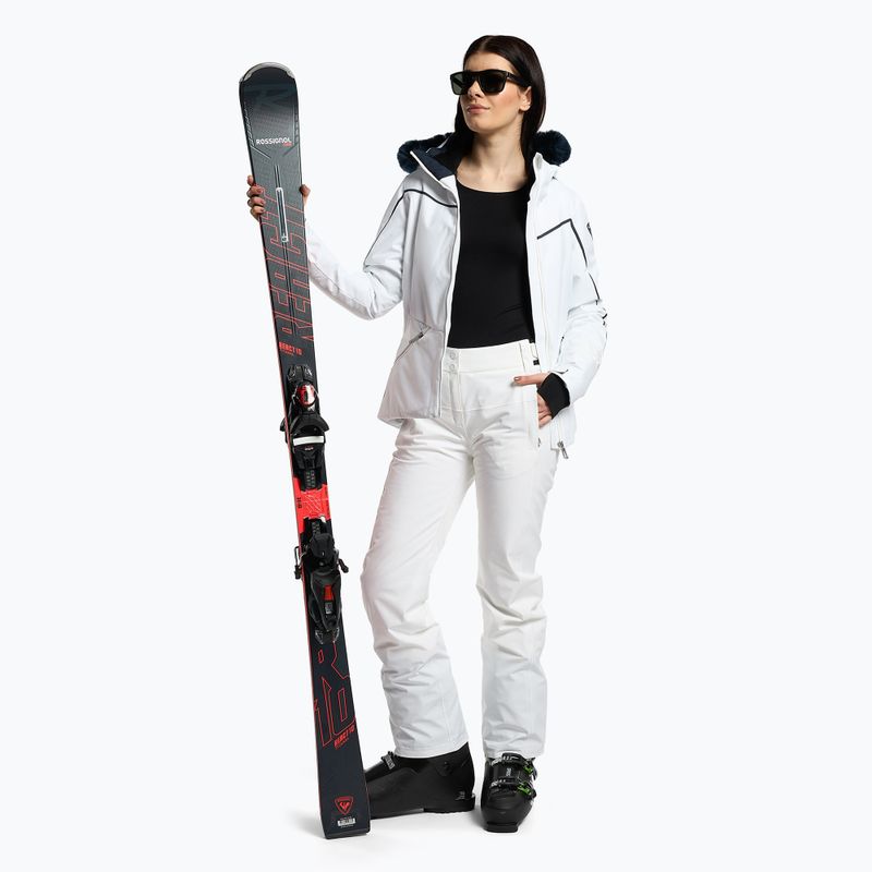 Női síelőnadrág Rossignol Elite white 2