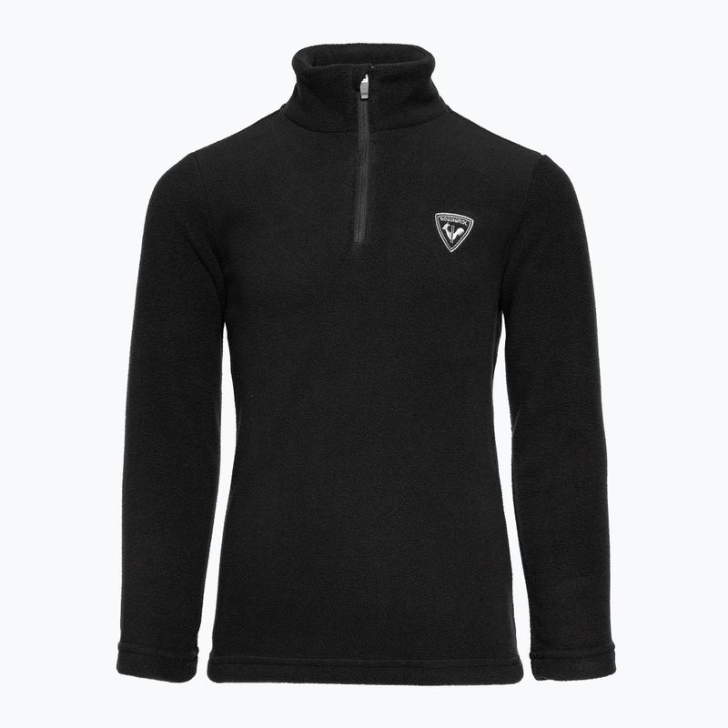 Gyermek sí pulóver Rossignol 1/2 Zip Fleece black 3