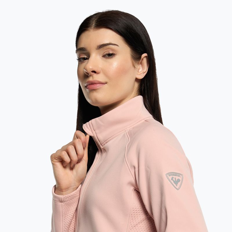 Női sí pulóver Rossignol Classique Clim pink 4