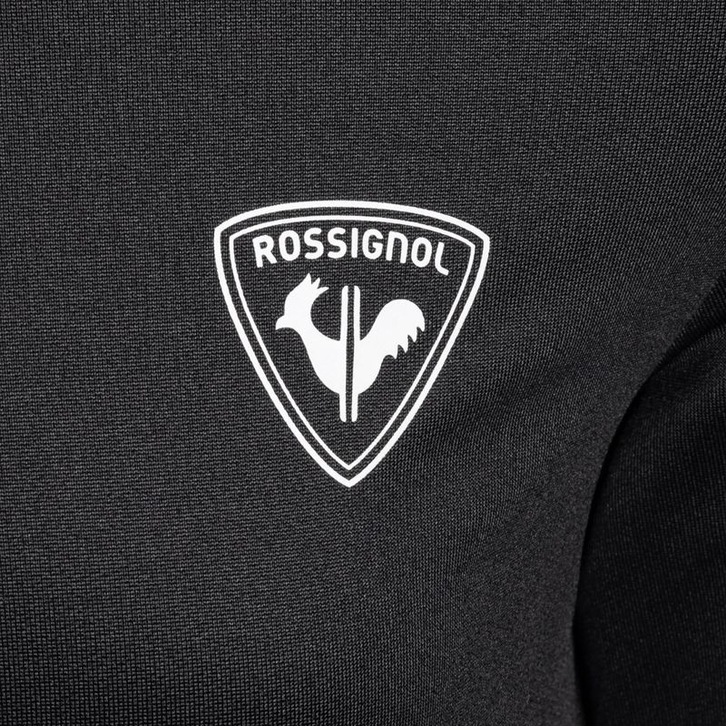 Rossignol Boy 1/2 Zip Warm Stretch gyerek sífelső fekete 7