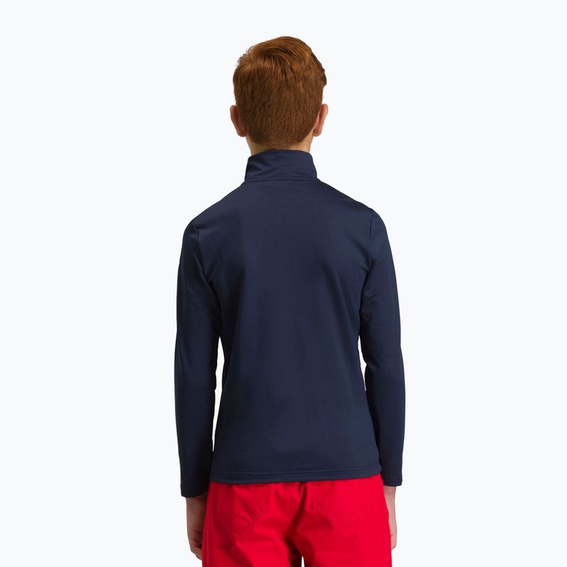 Rossignol Boy 1/2 Zip Warm Stretch gyermek sí pulóver sötét navy 2