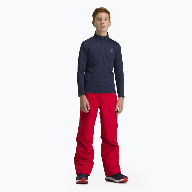 Rossignol Boy 1/2 Zip Warm Stretch gyermek sí pulóver sötét navy 4