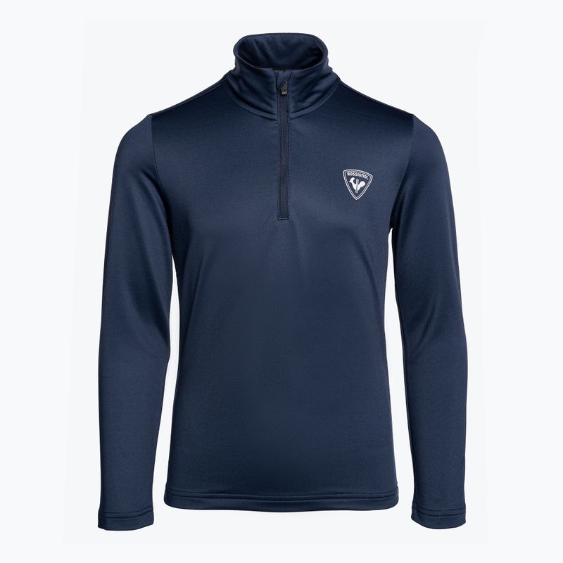 Rossignol Boy 1/2 Zip Warm Stretch gyermek sí pulóver sötét navy 6