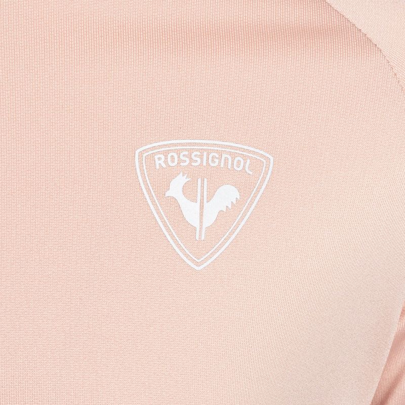 Rossignol Girl Warm Stretch púderrózsaszín gyermek sí pulóver 8