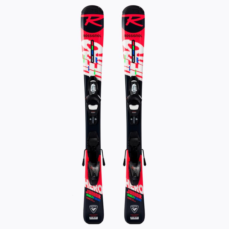 Gyermek lesiklópálya sílécek Rossignol Hero JR 100-130 + KID4