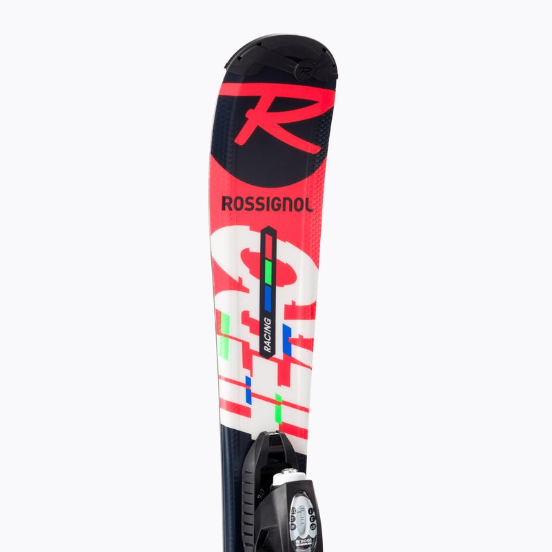 Gyermek lesiklópálya sílécek Rossignol Hero JR 100-130 + KID4 8