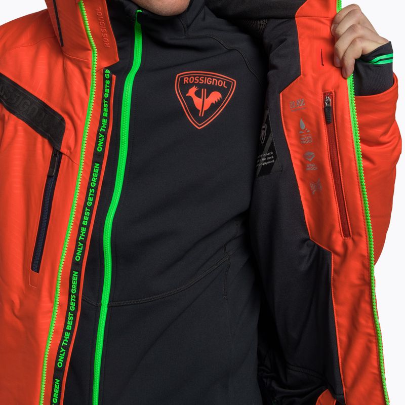 Férfi sí kabát Rossignol Hero Aile Jkt neon red 14