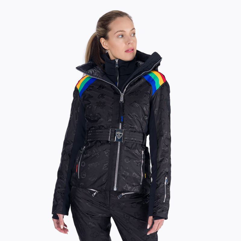 Női sí kabát Rossignol W Rainbow black