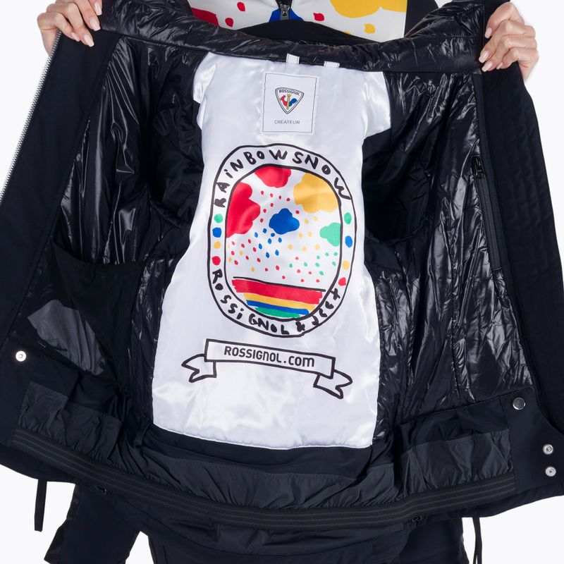 Női sí kabát Rossignol W Rainbow black 9