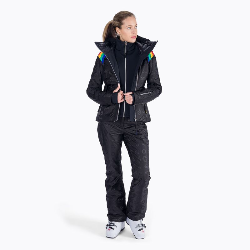 Női síelőnadrág Rossignol Rainbow black 2