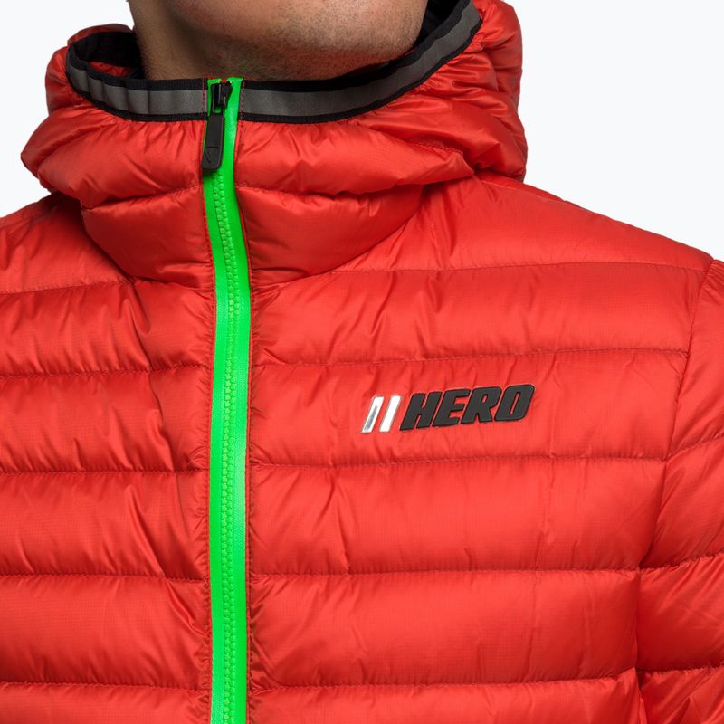 Férfi sí kabát Rossignol Verglas Hero Hood neon red 9