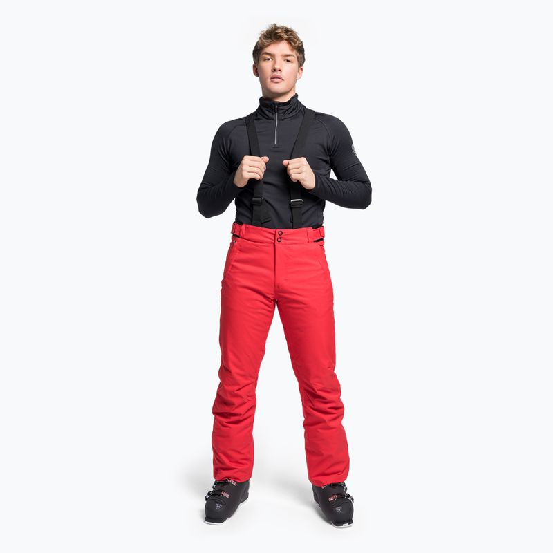 Férfi sínadrág Rossignol Ski red