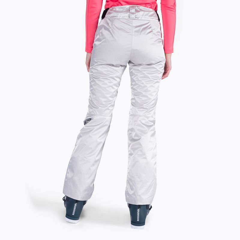 Női síelőnadrág Rossignol Ski Metallic silver 3