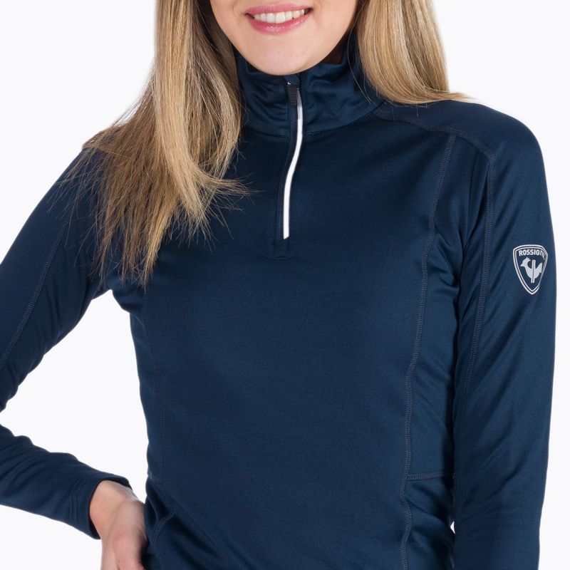Női termikus pulóver Rossignol Classique 1/2 Zip navy 4