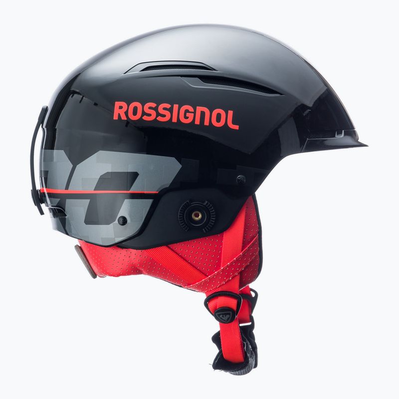 Rossignol Hero Slalom Slalom Impacts sí sisak + kesztyű fekete 8