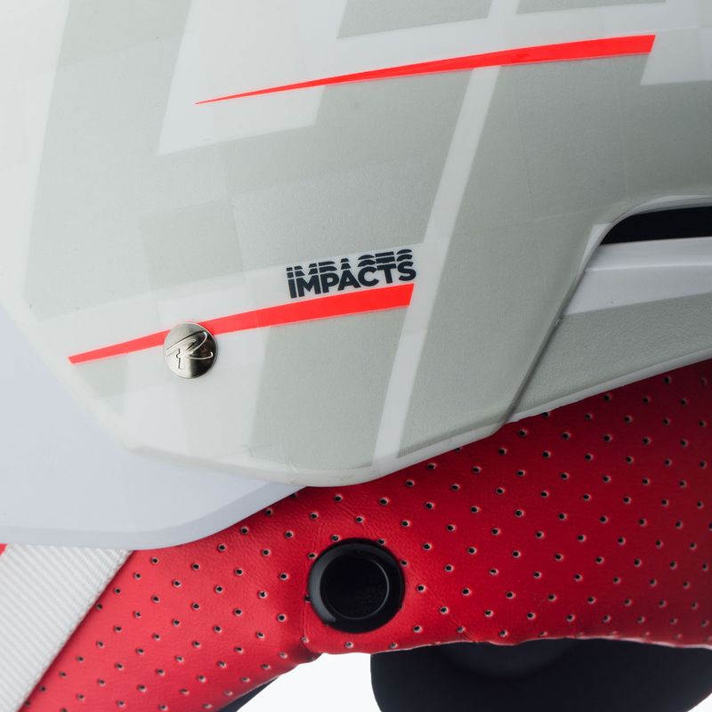 Rossignol Hero Slalom Slalom Impacts sí sisak + Chinguard fehér 10
