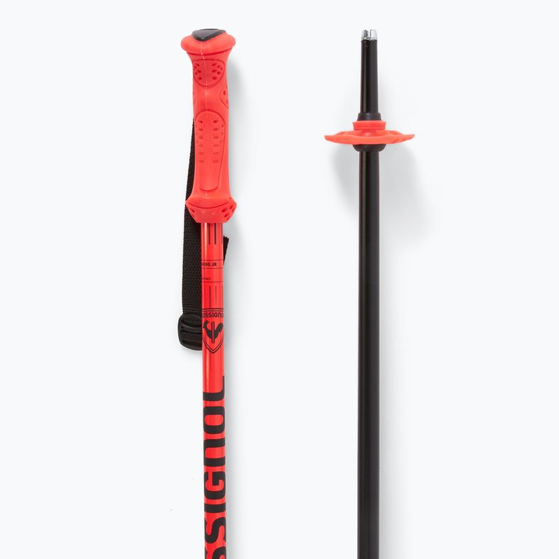 Gyerek síbot Rossignol Hero black/red 3