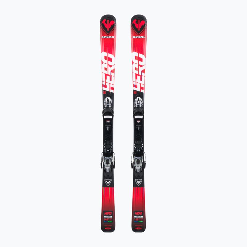 Gyermek lesiklópálya sílécek Rossignol Hero 130-150 + XP7 red