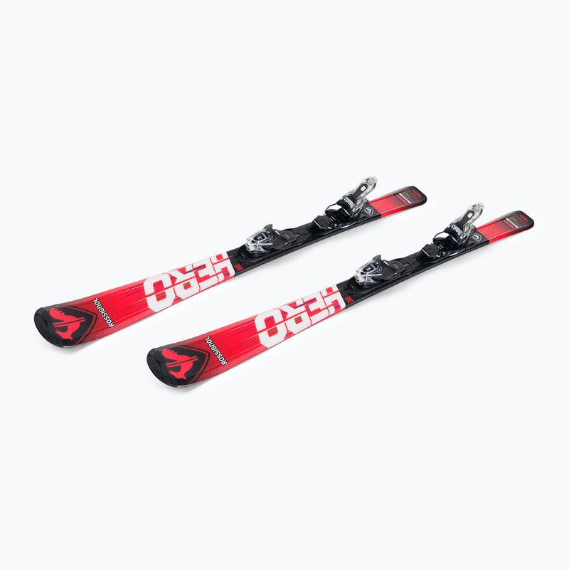 Gyermek lesiklópálya sílécek Rossignol Hero 130-150 + XP7 red 4