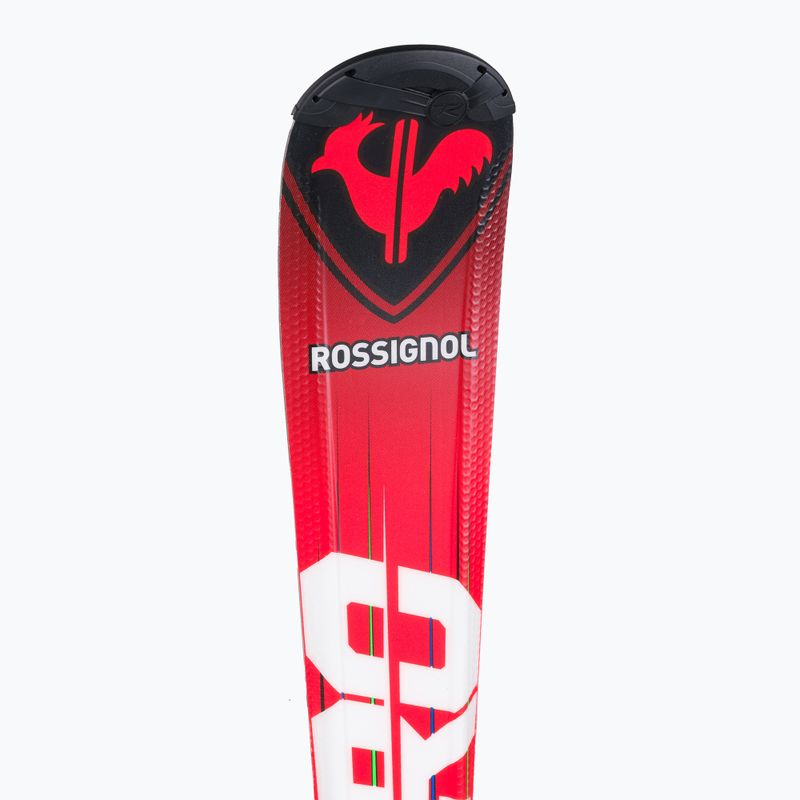 Gyermek lesiklópálya sílécek Rossignol Hero 130-150 + XP7 red 8