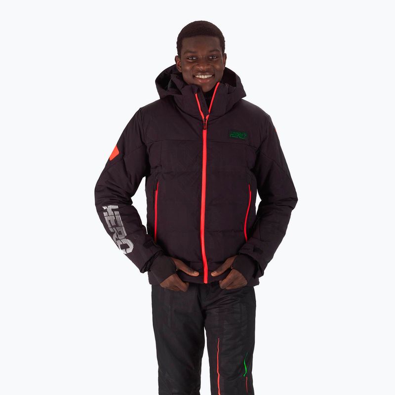 Férfi sí kabát Rossignol Hero Depart black/red