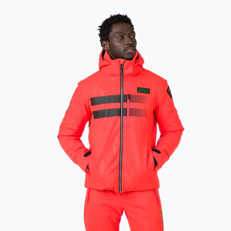 Férfi sí kabát Rossignol Hero Course red 8