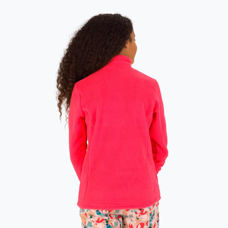 Gyermek sí pulóver Rossignol 1/2 Zip Fleece pink 2