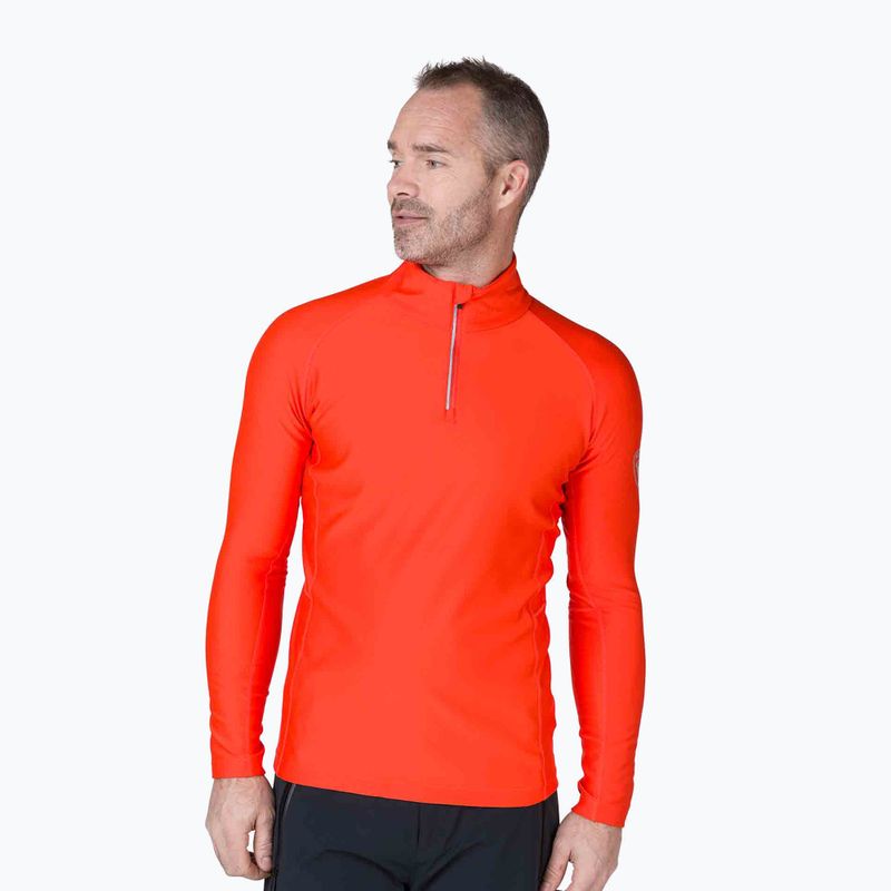 Férfi termikus pulóver Rossignol Classique 1/2 Zip orange