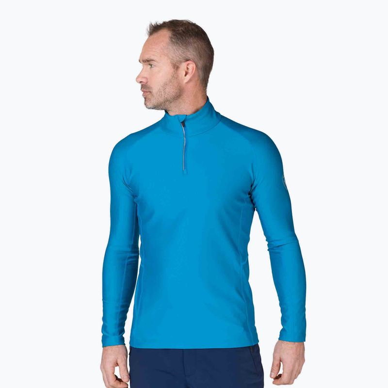 Férfi termikus pulóver Rossignol Classique 1/2 Zip blue