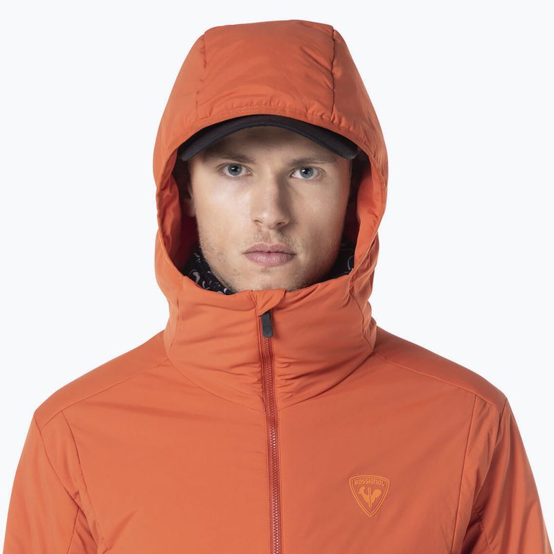 Férfi Rossignol Opside Hoodie trekking pulóver barna színű 6