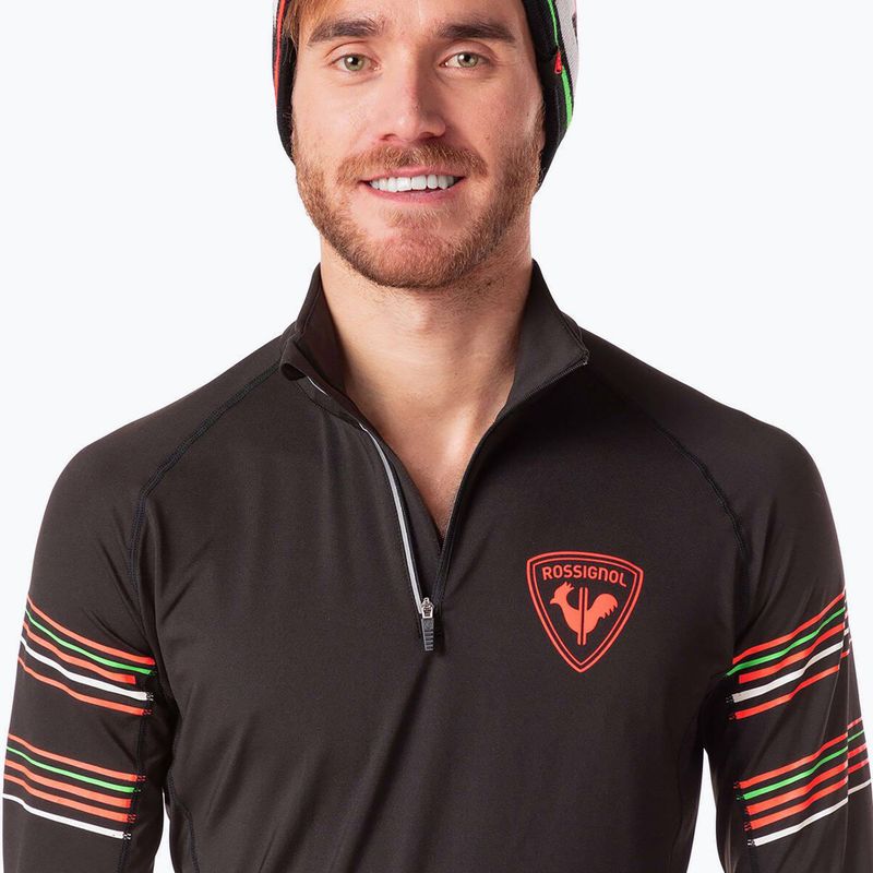 Férfi Rossignol Classique Hero 1/2 Zip 200 termikus melegítő pulóver 3