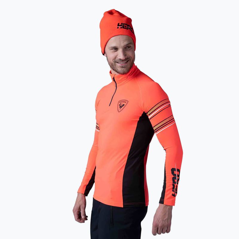 Férfi Rossignol Classique Hero 1/2 Zip 200 termikus melegítő pulóver 3