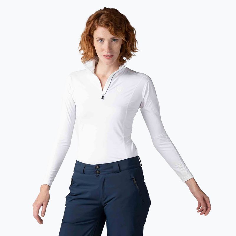 Női termoaktív pulóver Rossignol Classique 1/2 Zip white 4