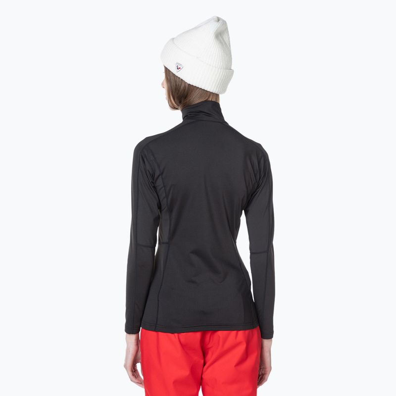 Női termoaktív pulóver Rossignol Classique 1/2 Zip fekete 3