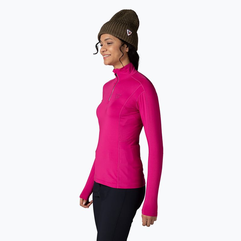 Női termoaktív pulóver Rossignol Classique 1/2 Zip orchid pink 3