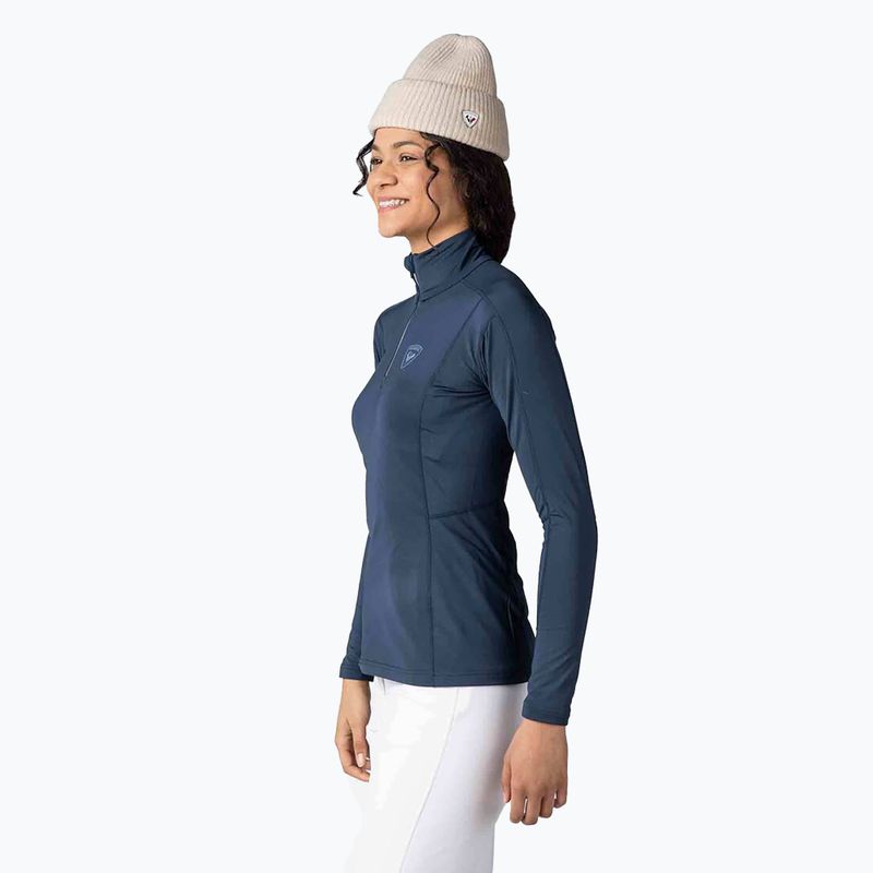 Női termoaktív pulóver Rossignol Classique 1/2 Zip dark navy 4