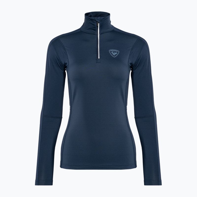 Női Rossignol Classique 1/2 Zip termikus melegítő pulóver sötét navy 7