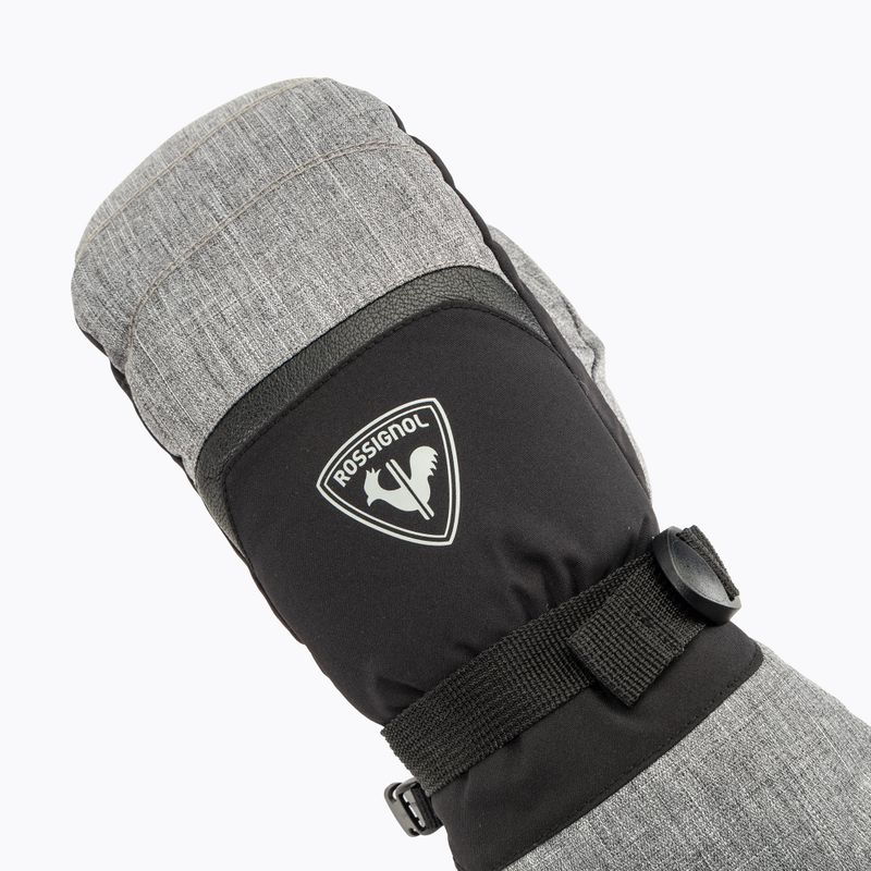 Férfi Rossignol Type Impr M heather grey sí kesztyű 4