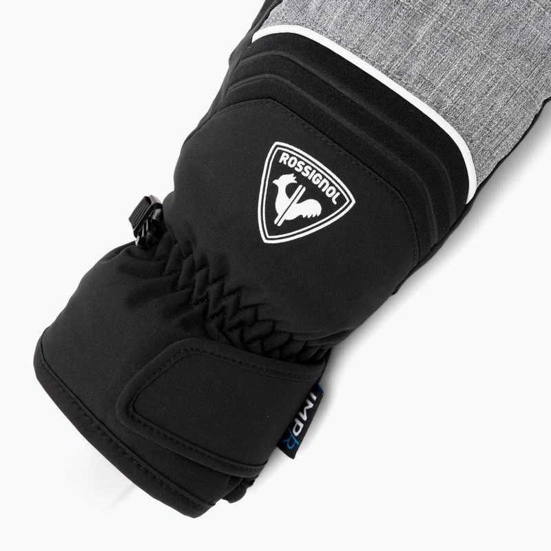 Rossignol Jr Tech Impr M heather grey gyermek síelő kesztyű 5