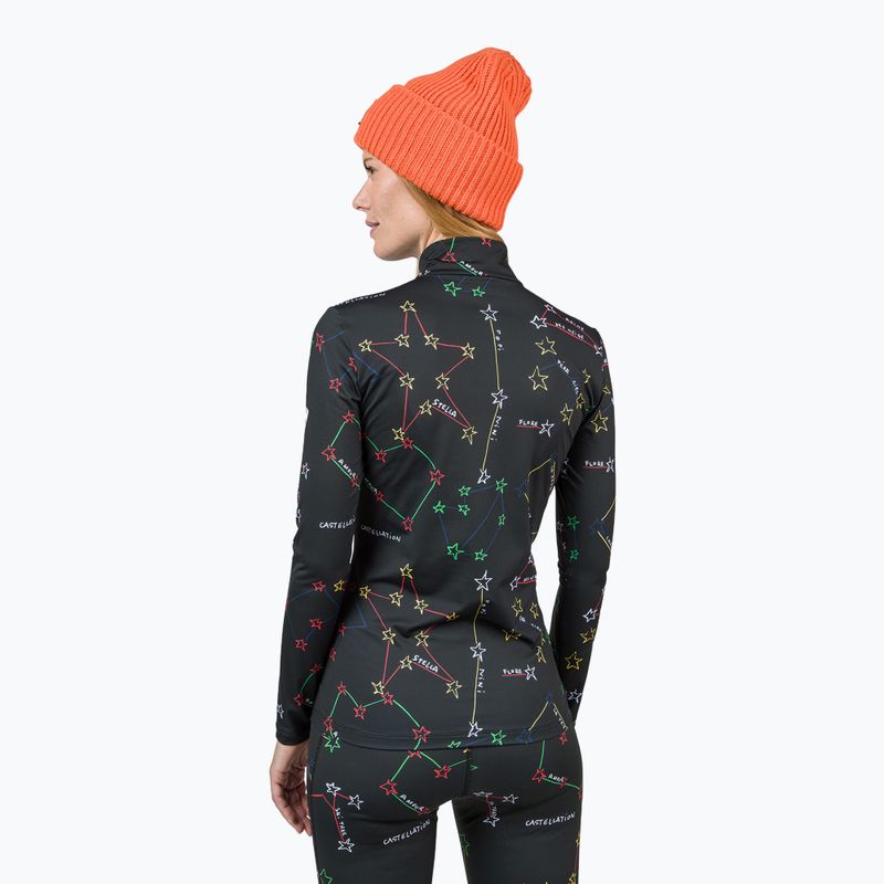 Női termoaktív pulóver Rossignol Booster 1/2 Zip Top 100 fekete 2