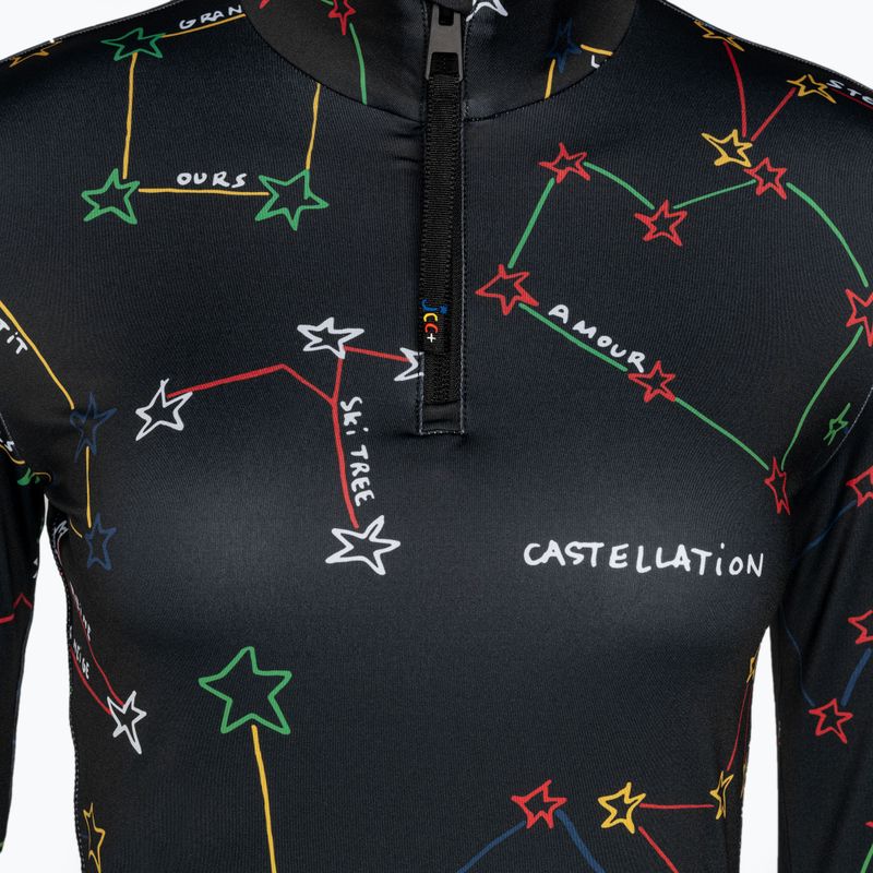 Női termoaktív pulóver Rossignol Booster 1/2 Zip Top 100 fekete 9