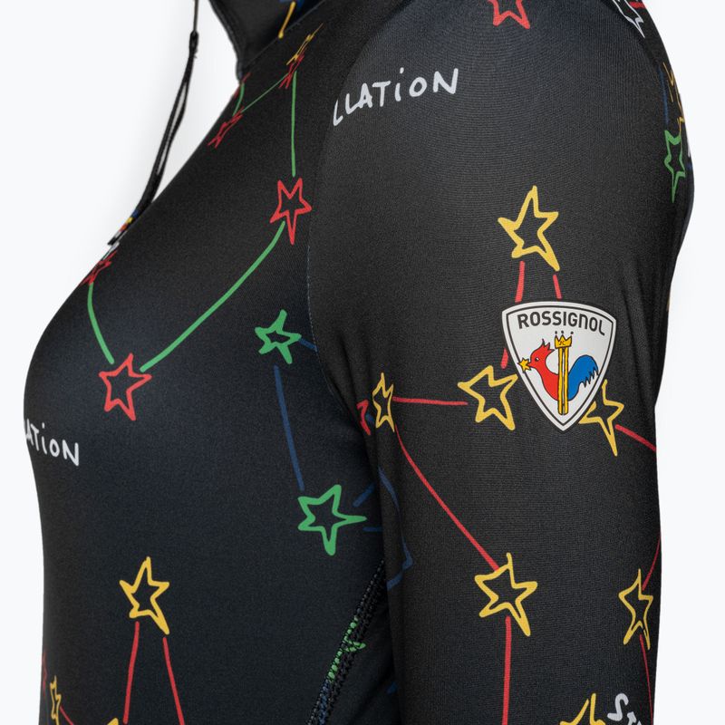 Női termoaktív pulóver Rossignol Booster 1/2 Zip Top 100 fekete 10