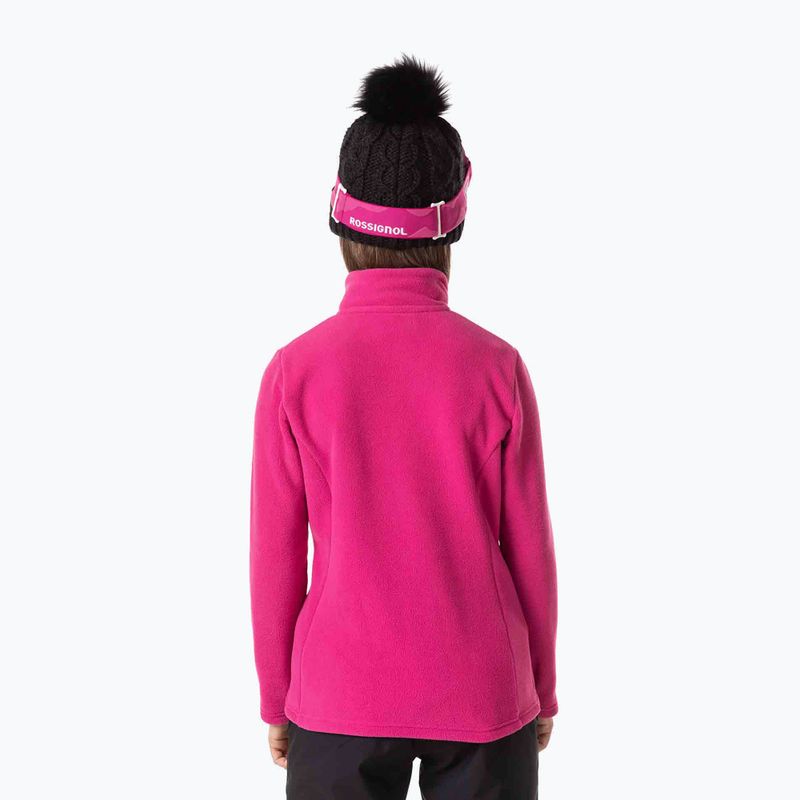 Rossignol Girl Fleece orchidea rózsaszínű gyermek sífelső 2