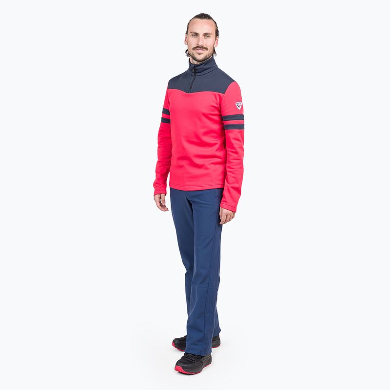 Férfi termoaktív pulóver Rossignol Resort 1/2 Zip sports red 3