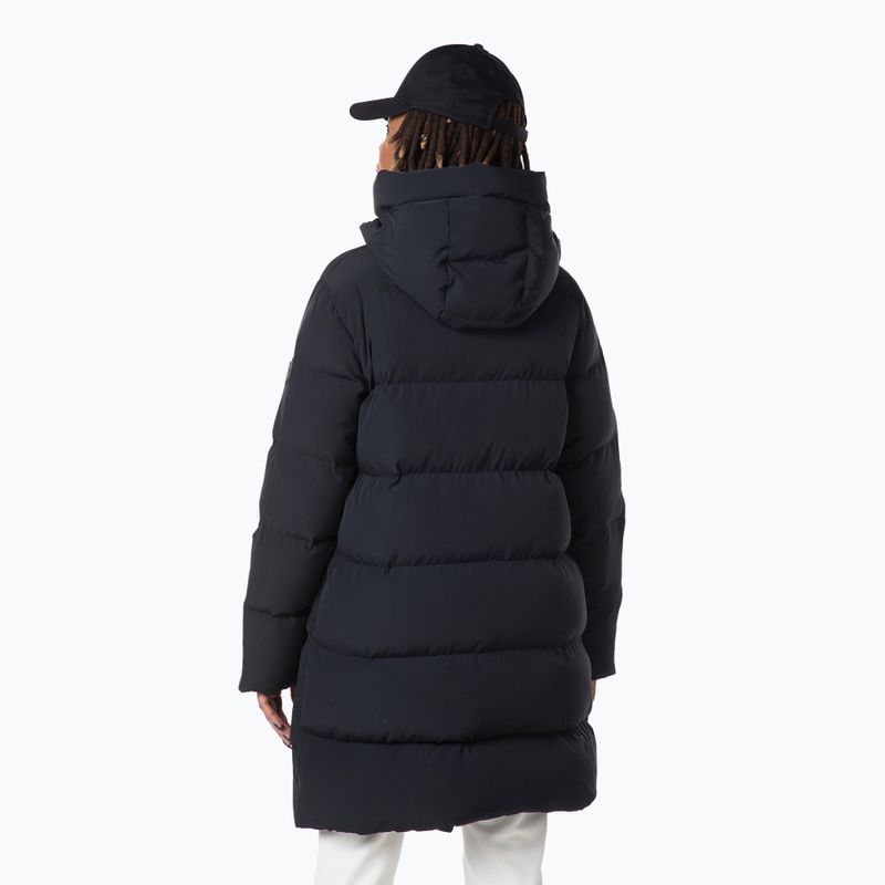 Női Rossignol Quilt Stretch Parka pehelypaplan kabát fekete 2