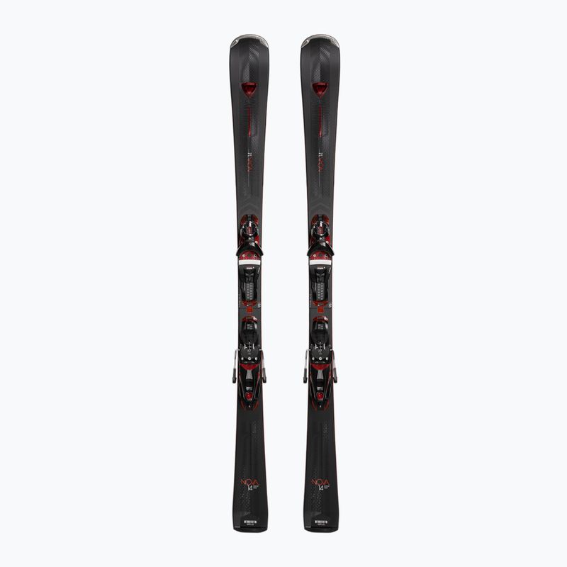 Női lesikló sílécek Rossignol Nova 14 K + kötés NX12 matt fekete/metálfekete matt/metál fekete