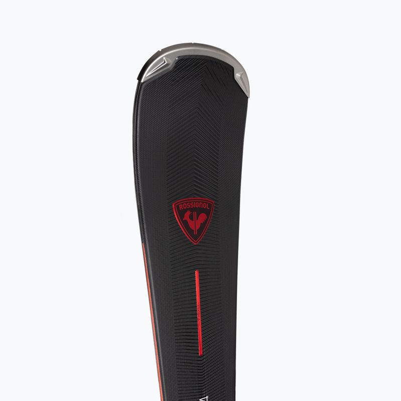 Női lesikló sílécek Rossignol Nova 14 K + kötés NX12 matt fekete/metálfekete matt/metál fekete 6